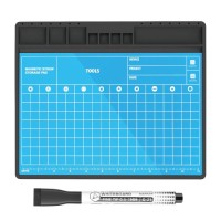 Magnetic Silicone Phone Repair Mat, Anti-Slip Tool Mat for Cell Phone Repair