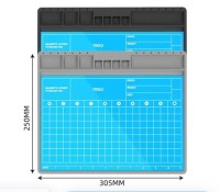 Magnetic Silicone Phone Repair Mat, Anti-Slip Tool Mat for Cell Phone Repair