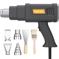 2000W Heat Gun Heavy Duty Hot Air Gun Kit 122℉-1202℉ Fast Heating Two-Speed Adjustment