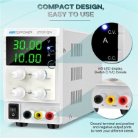 DC Power Supply Variable 30V 10A High Precision Adjustable Power Supply  for Electronic Testing,  DI