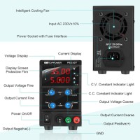 DC Power Supply 35V 5A Switching  Power Supply for Battery Charging, Electronic Testing , Research, Lab