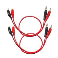 Test Lead of Banana Plugs to Alligator Clips 1-Meter(3.28ft)