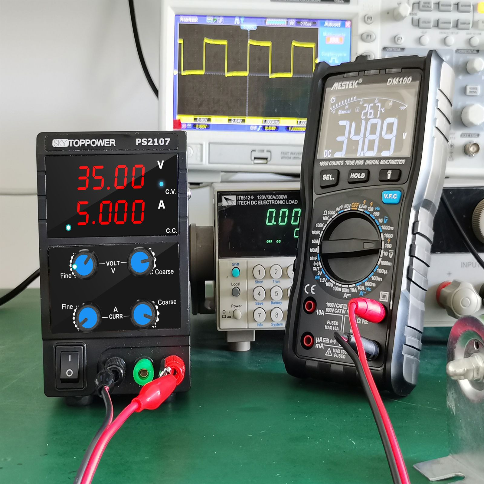 DC Power Supply 35V 5A Switching  Power Supply for Battery Charging, Electronic Testing , Research, Lab