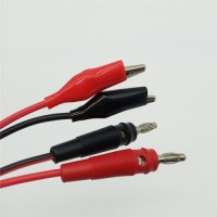 Test Lead of Banana Plugs to Alligator Clips 1-Meter(3.28ft)