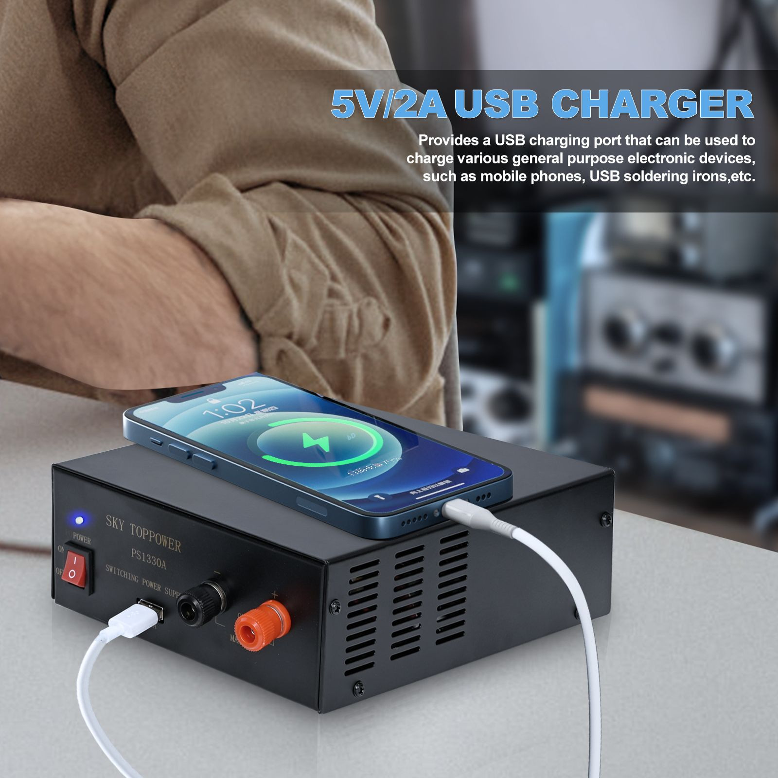 13.8V 30A Power Supply for Ham Radio, CB Radio