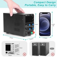 DC Power Supply 35V 5A Switching  Power Supply for Battery Charging, Electronic Testing , Research, Lab