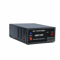 Compact DC Power Supply Fixed 13.8V- 30 Amp Regulated Home Lab Benchtop AC-to-DC Converter for CB/HAM/Amateur Radio